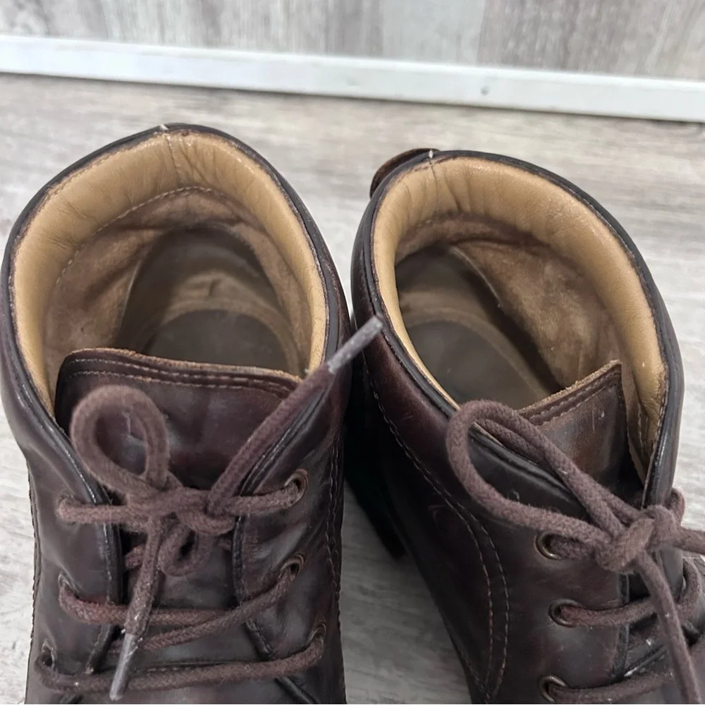 Florsheim Fenway chukka boot men 10 brown leather Preppy Workwear Academia